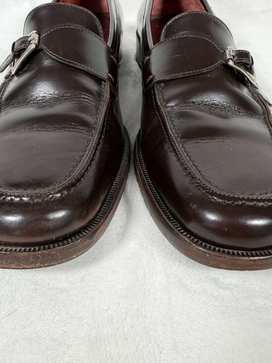 Cole Haan City Loafers Men Size 8.5 B Brown Dress Shoes Made in Brazil F6499 VTG main image 5